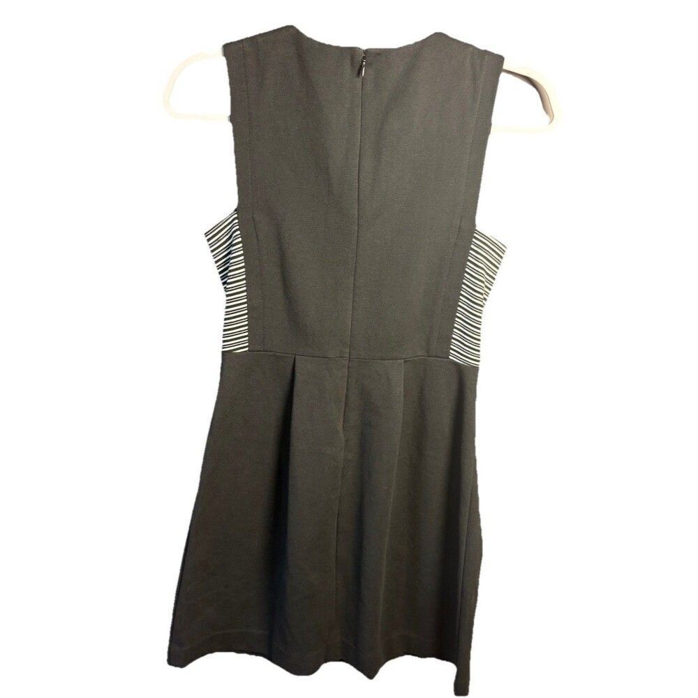 Madewell Abroad Dress Women’s Size 0 Black and White Striped Fit Flare Mini - Picture 7 of 11